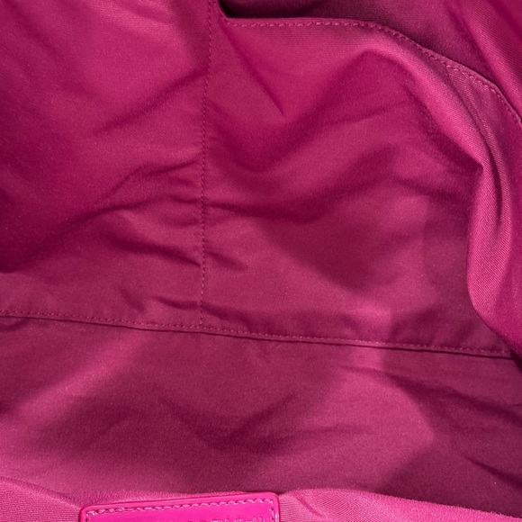Rare Limited Edition Coach Poppy Pink Travel Bag with Whimsical Design EUC - Picture 12 of 16